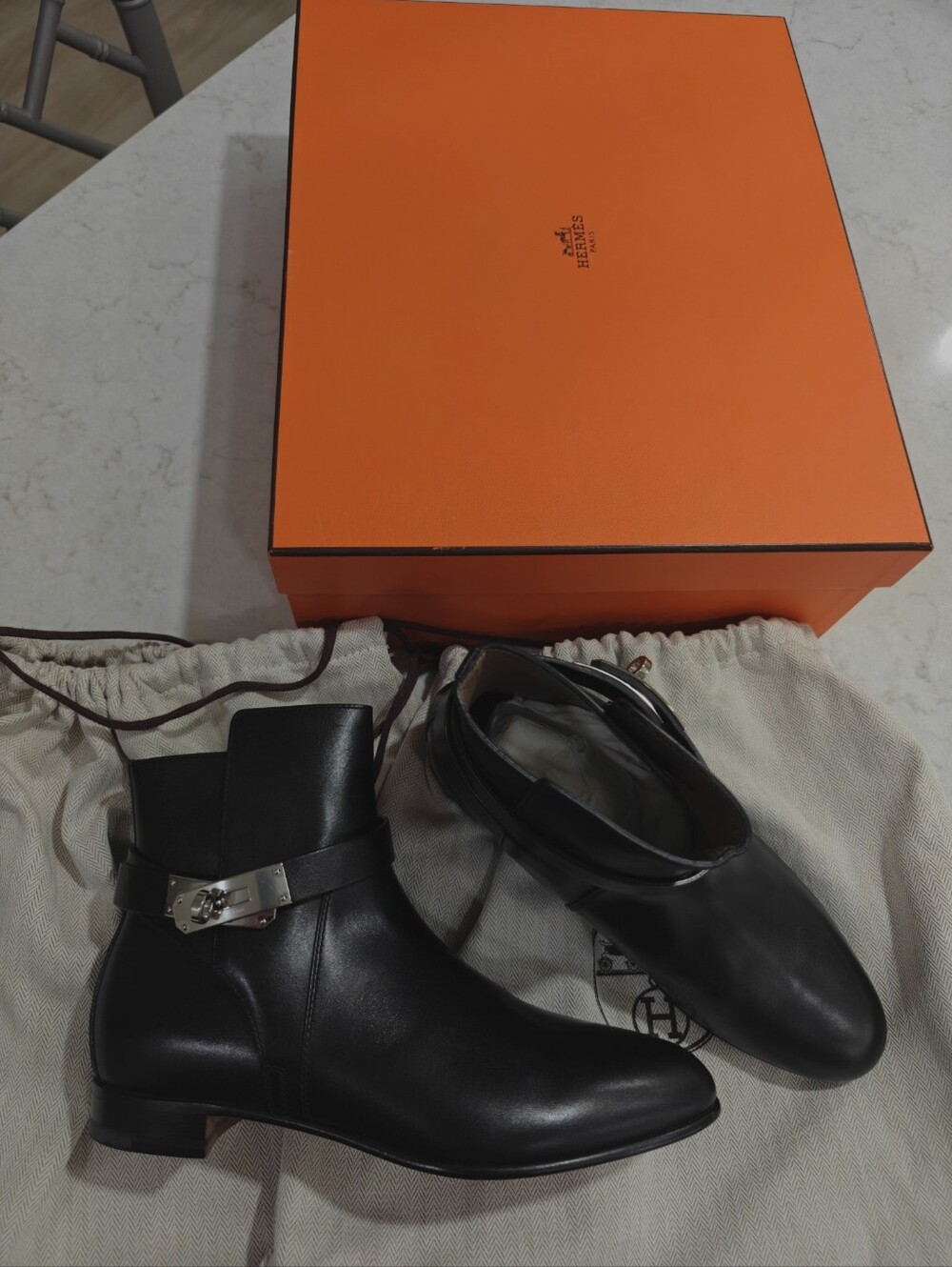 NEW HERMES Boots Size 37 - Picture 2 of 4